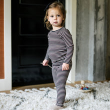 Load image into Gallery viewer, Lil Legs Multicolor Striped Ribbed Set
