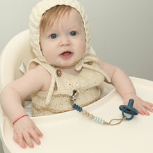 Load image into Gallery viewer, Adora Baby Silicone Paci Clips- Denim Trio