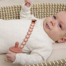 Load image into Gallery viewer, Adora Baby Poppy Pacifier Clip - Rosewood