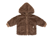 Load image into Gallery viewer, Kipp Chocolate Textured Fur Jacket
