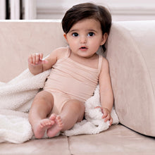 Load image into Gallery viewer, UnderNoggi Mauve + Taupe Basic Baby Undershirt- Girl
