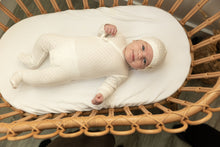 Load image into Gallery viewer, Bebe Bella Off White Rib Pointelle Layette Set
