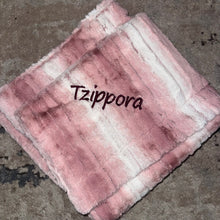 Load image into Gallery viewer, Zandino Rowan Mauve Minky Blanket
