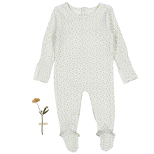 Load image into Gallery viewer, Lovely Littles Elsie Blue Printed Stretchie and Bonnet
