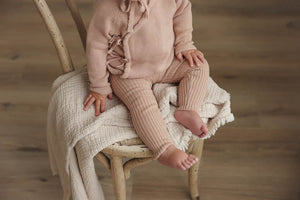 Lilette Rose Knit Wrap Set
