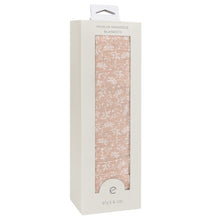 Load image into Gallery viewer, Ely&#39;s and Co Pink Vine Collection Muslin Swaddle
