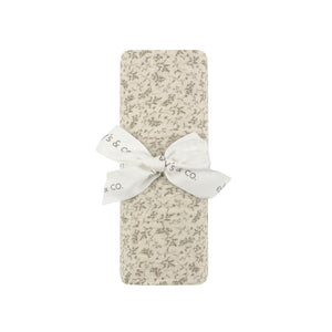 Ely's and Co Ivory/Sage Vine Collection Muslin Swaddle