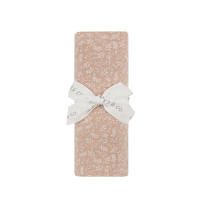 Ely's and Co Pink Vine Collection Muslin Swaddle