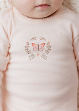 Load image into Gallery viewer, Ely&#39;s and Co Pink Garden Floral Center Layette Set
