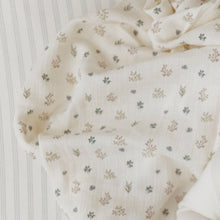 Load image into Gallery viewer, Ely&#39;s and Co Ivory Garden Floral Print Stretchie and Bonnet- Boy
