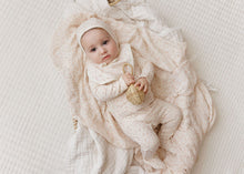 Load image into Gallery viewer, Ely&#39;s and Co Ivory/Pink Vine Collection Layette Set
