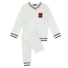Load image into Gallery viewer, Noggi Copper Emblem and Trim Loungewear Set- Ivory
