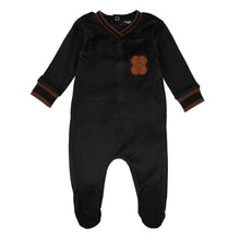 Load image into Gallery viewer, Noggi Copper Emblem and Trim Stretchie- Black
