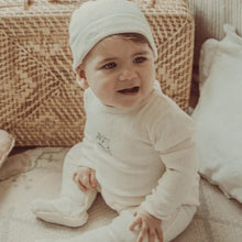 Load image into Gallery viewer, Lovely Littles Blue Bluebelle Stretchie and Beanie
