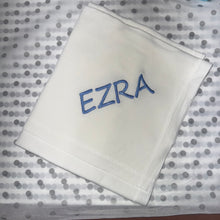 Load image into Gallery viewer, Bee &amp; Dee Ivory Cotton Ribbed swaddle
