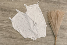 Load image into Gallery viewer, Bebe Bella White/Mauve Cotton Baby Undershirts With Cherry Print
