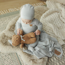 Load image into Gallery viewer, Lilette Cream Bear Applique Layette Set
