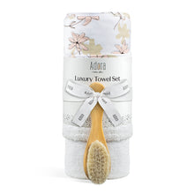 Load image into Gallery viewer, Adora Baby Luxury Towel Set- Blossom
