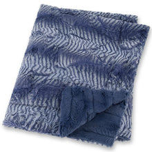 Load image into Gallery viewer, Zandino Charlotte Denim Minky Blanket
