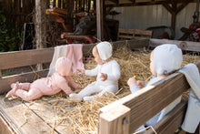 Load image into Gallery viewer, Bee &amp; Dee Dusty Pink Classic Pointelle Collection Layette Set
