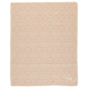 Bebe Organic Faded Rose Crochet Blanket