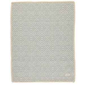 Bebe Organic Sky Blue Crochet Blanket
