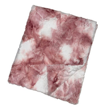 Load image into Gallery viewer, Zandino Hudson Mauve Minky Blanket
