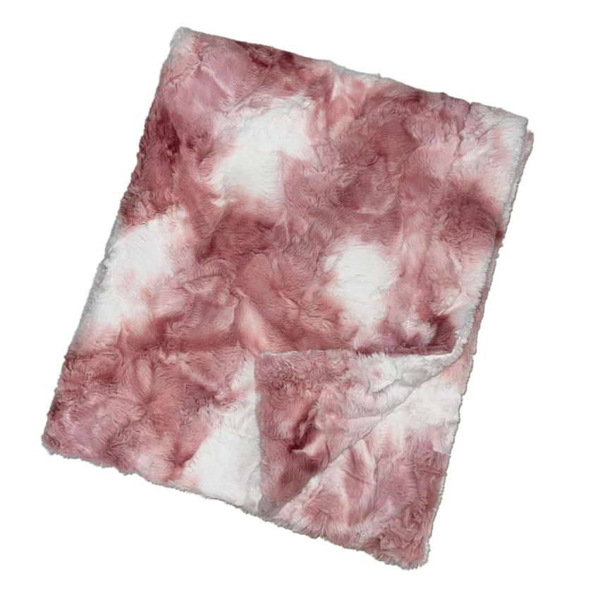 Zandino Hudson Mauve Minky Blanket