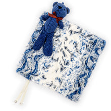 Load image into Gallery viewer, Zandino Chloe Navy Security Blanket
