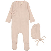 Load image into Gallery viewer, Lilette Petal Fine Pointelle Stretchie with Bonnet
