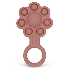 Load image into Gallery viewer, Adora Baby Poppin Rattle Flower- Rosewood
