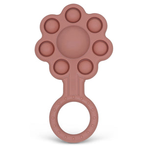 Adora Baby Poppin Rattle Flower- Rosewood