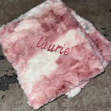 Load image into Gallery viewer, Zandino Hudson Mauve Minky Blanket
