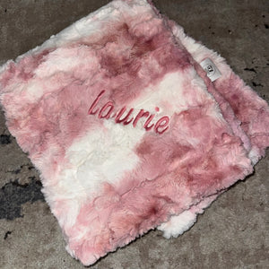 Zandino Hudson Mauve Minky Blanket
