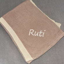 Load image into Gallery viewer, Domani Home Brunello Rose Baby Blanket
