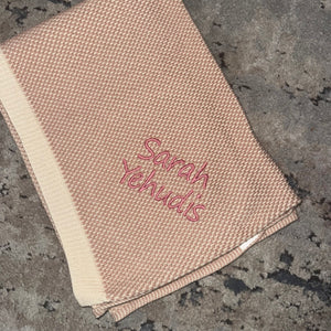 Domani Home Brunello Rose Baby Blanket
