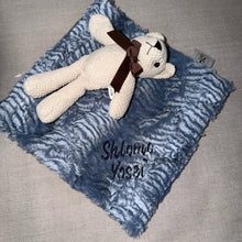 Load image into Gallery viewer, Zandino Charlotte Denim Security Blanket

