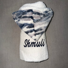 Load image into Gallery viewer, Winx + Blinx Himalayas Navy Oversized Hooded Towel

