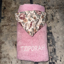 Load image into Gallery viewer, Winx + Blinx Floral Rose Oversized Hooded Towel
