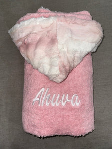 Winx + Blinx Ombre Pink Oversized Hooded Towel