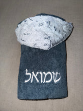 Load image into Gallery viewer, Zandino Evelyn Denim Ocean Towel Oversize Hooded Towel
