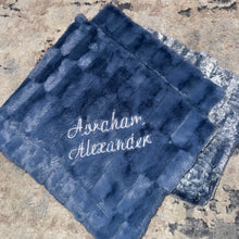 Load image into Gallery viewer, Zandino Mason Jeans Minky Blanket
