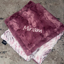 Load image into Gallery viewer, Winx + Blinx Ziggy Zebra Rose Minky Blanket
