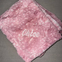 Load image into Gallery viewer, Winx + Blinx Doe Woodrose Minky Blanket

