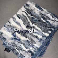 Load image into Gallery viewer, Winx + Blinx Himalayas Ocean Blue Minky Blanket
