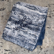 Load image into Gallery viewer, Zandino Mason Jeans Minky Blanket
