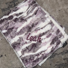 Load image into Gallery viewer, Winx + Blinx Himalayas Violet Minky Blanket
