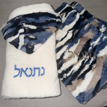 Load image into Gallery viewer, Winx + Blinx Himalayas Denim Oversized Hooded Towel
