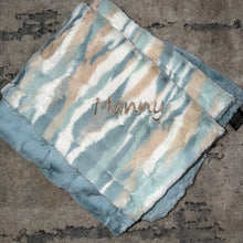 Load image into Gallery viewer, Winx + Blinx Himalayas Ocean Minky Blanket
