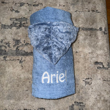 Load image into Gallery viewer, Winx + Blinx Denim Oversized Hooded Towel
